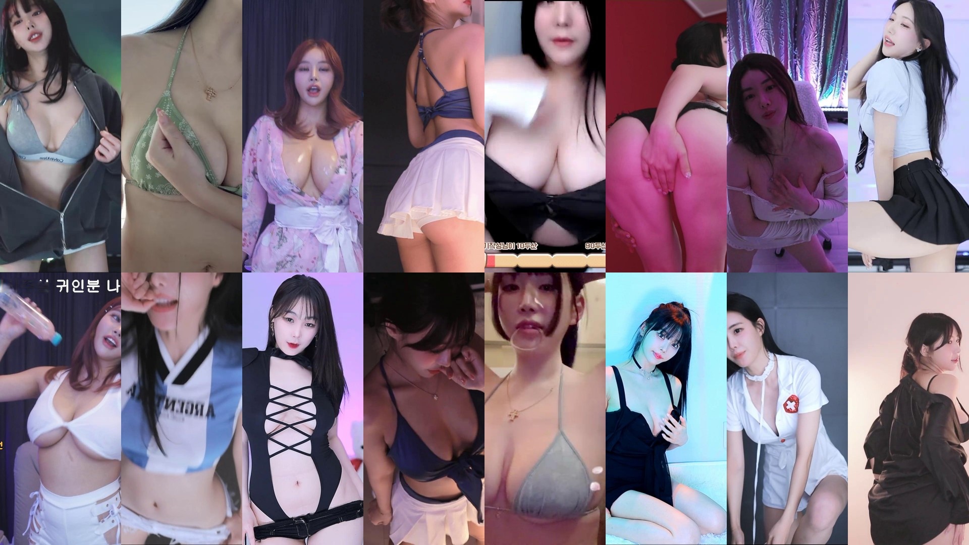 AfreecaTv韩国BJ 2025年3月30日录制舞蹈合集-直播素材