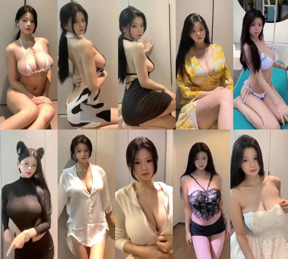 抖音主播乔乔子土豪定制合集含泳装-表演视频