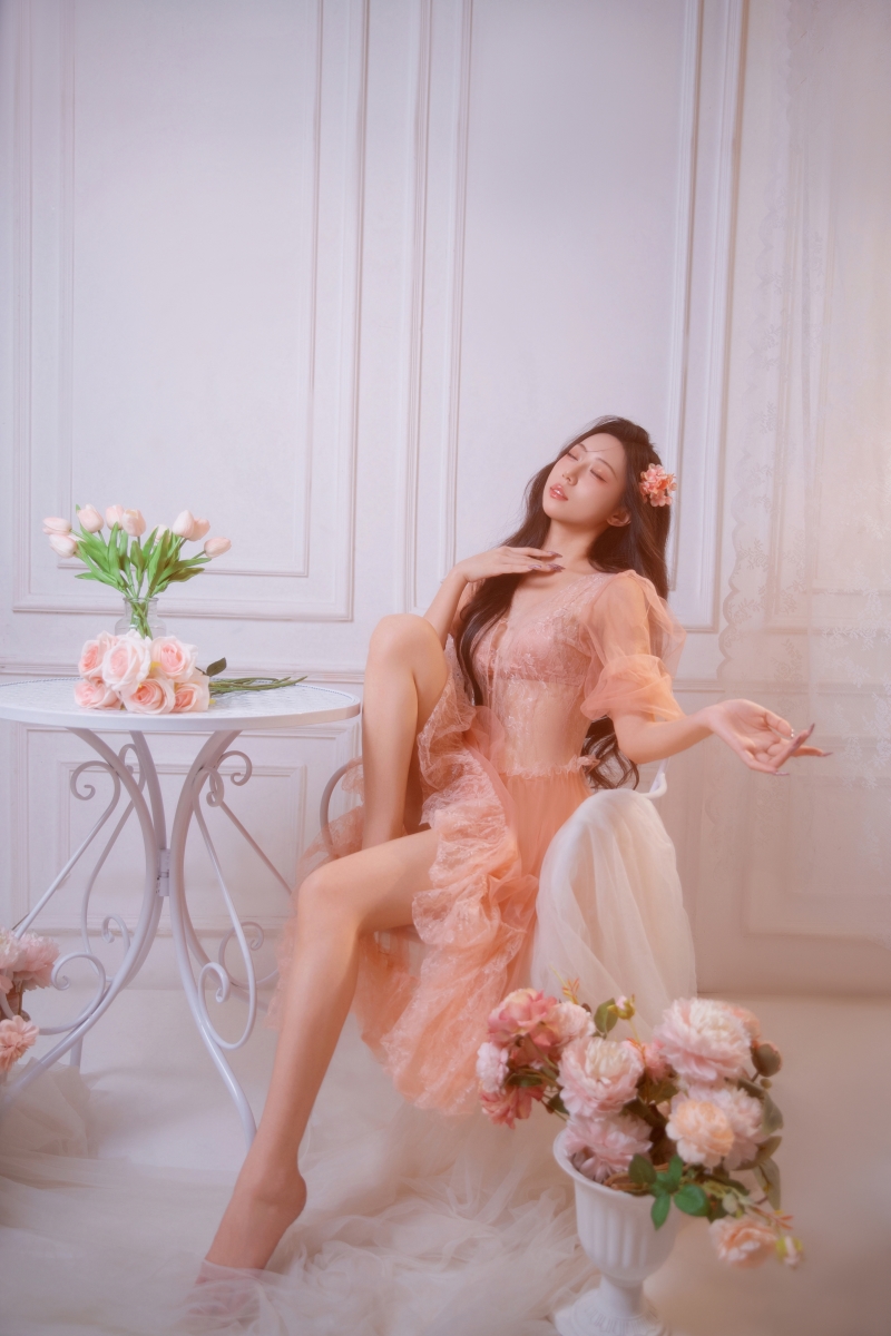 Money冷冷#仙女粉氛围感写真【30P-391M】美丽的图片分享