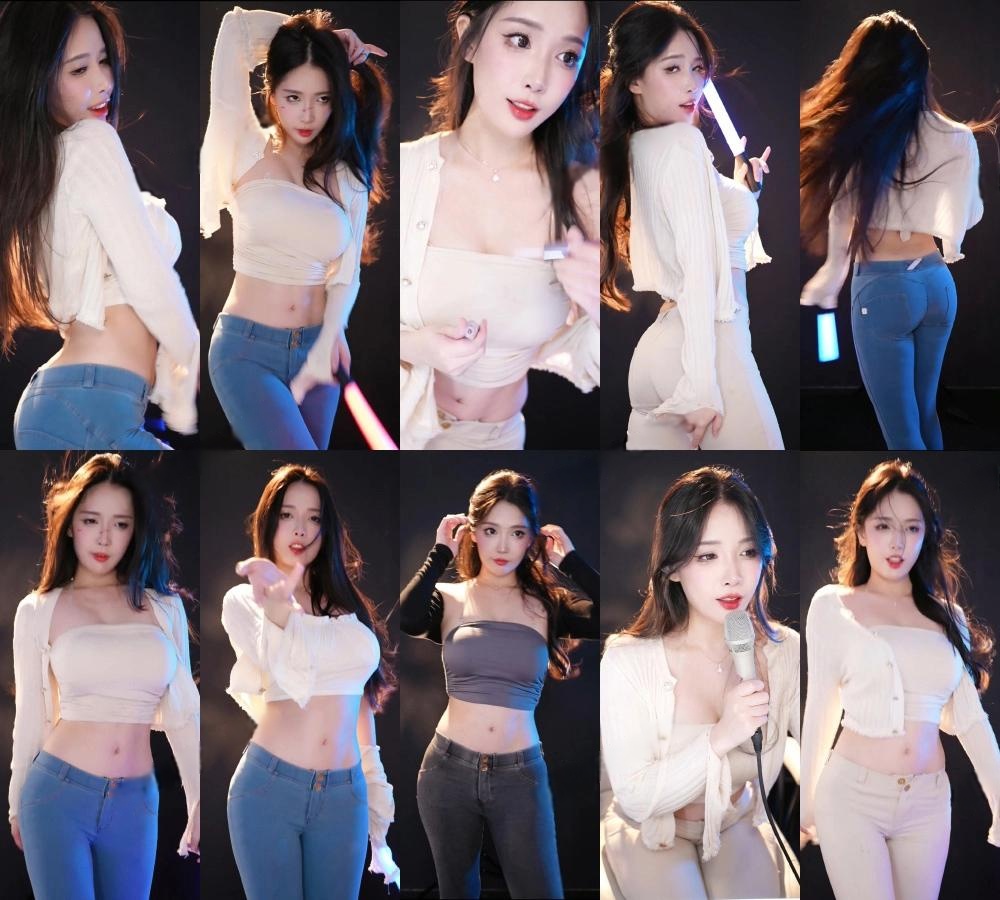 虎牙主播雪霏霏FEII杏感紧身牛仔跳舞剪辑-直播下载