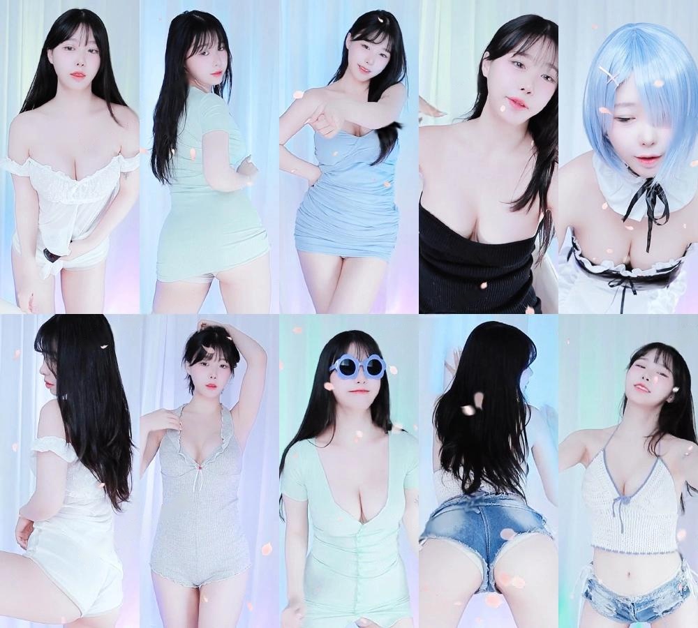 AfreecaTv韩国BJ尤希24年11月精选舞蹈合集-主播热舞视频