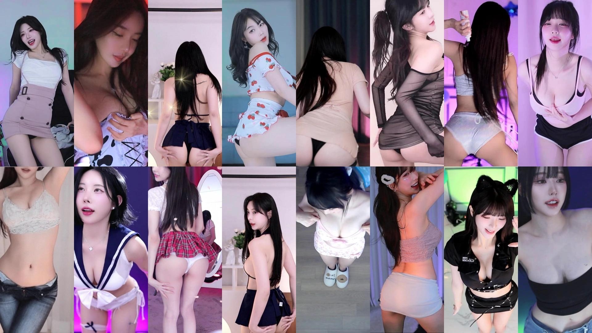 AfreecaTv韩国BJ 2025月1月4日录制舞蹈合集-素材分享