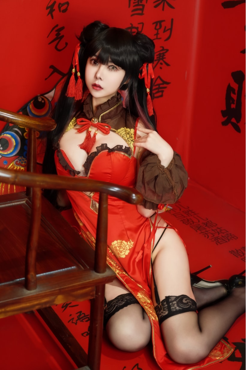 亚马逊鲶鱼 – 时崎狂三 旗袍cos照片