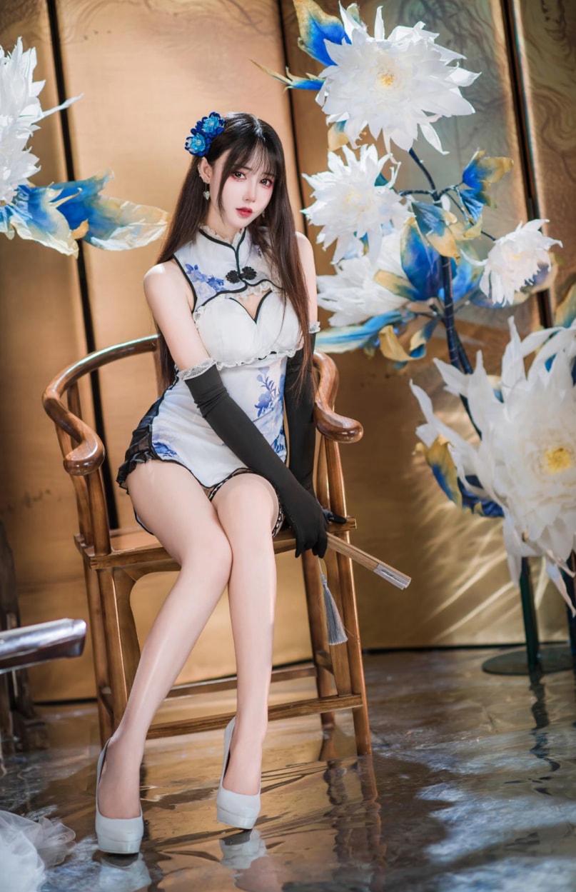 羽生三未 – 艳娘幻梦谭 瓶儿 青花瓷旗袍收藏起来吧