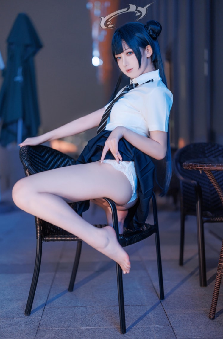 封疆疆v 妃咲JK美丽的女生cos图片