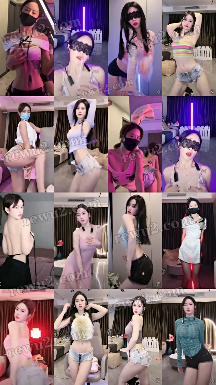 【抖音主播】奈奈落 粉丝跳舞福利（17V1.75G）-主播分享