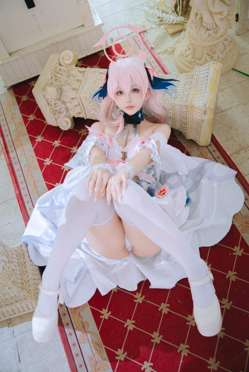 日奈娇 蔚蓝档案-下江小春花嫁cos图片欣赏