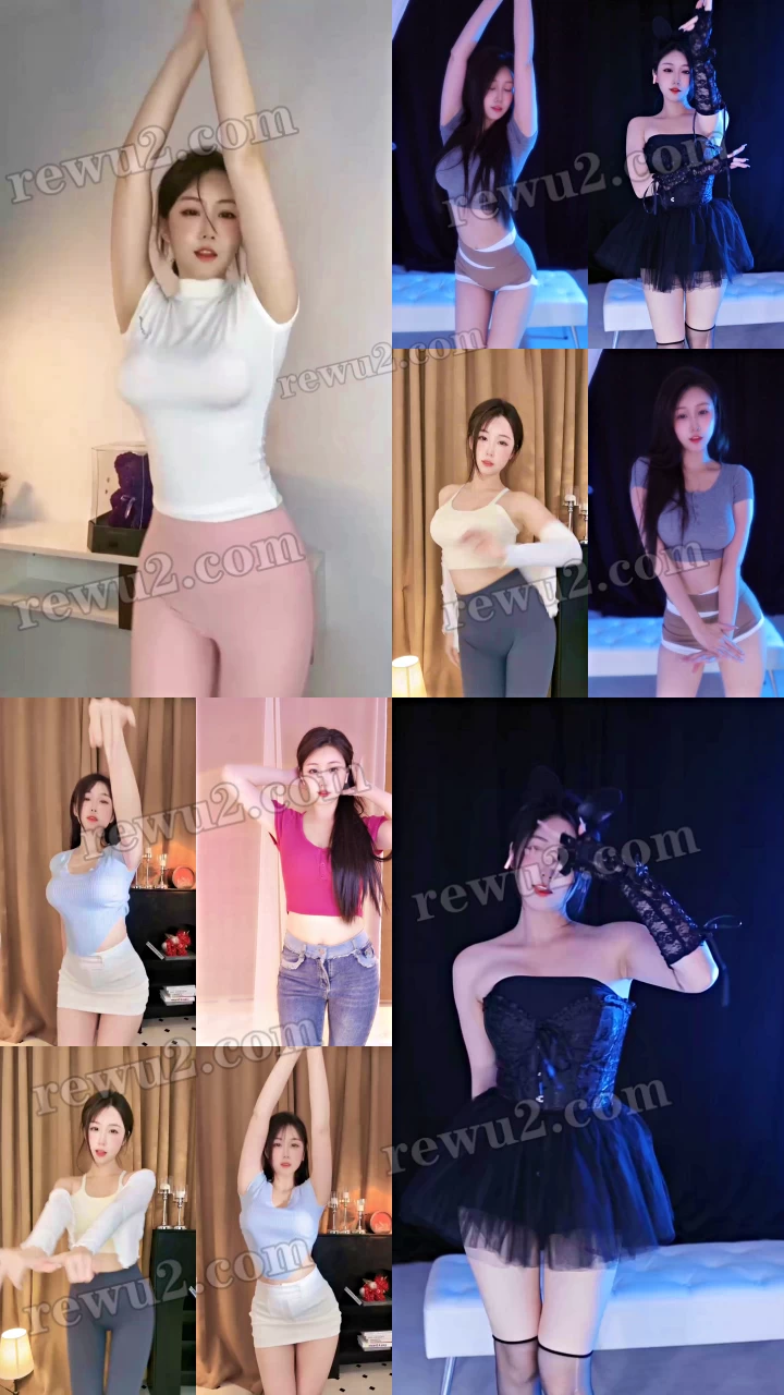 【抖音主播】是肉肉呀 小金银 精选跳舞福利 无水印（12V819M）-素材下载