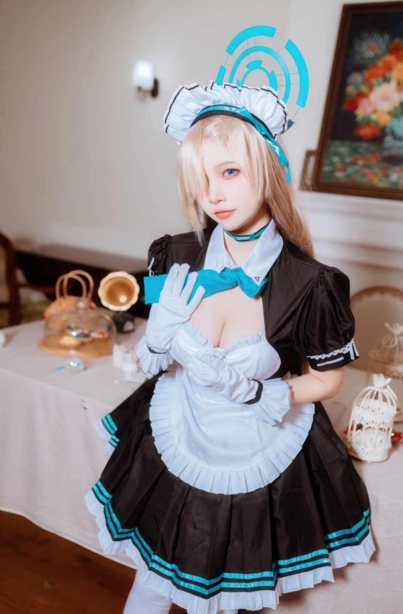 二佐Nisa – 蔚蓝档案-明日奈女仆视图欣赏