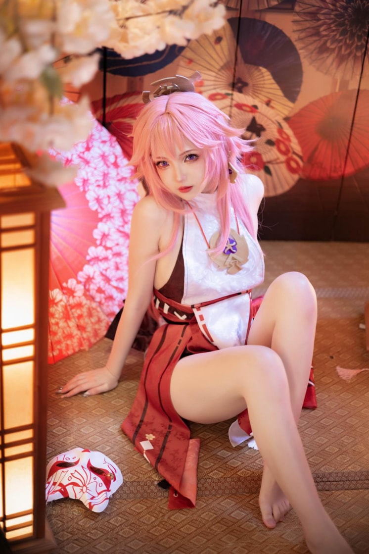 雪晴Astra 八重神子 (原神)图片欣赏