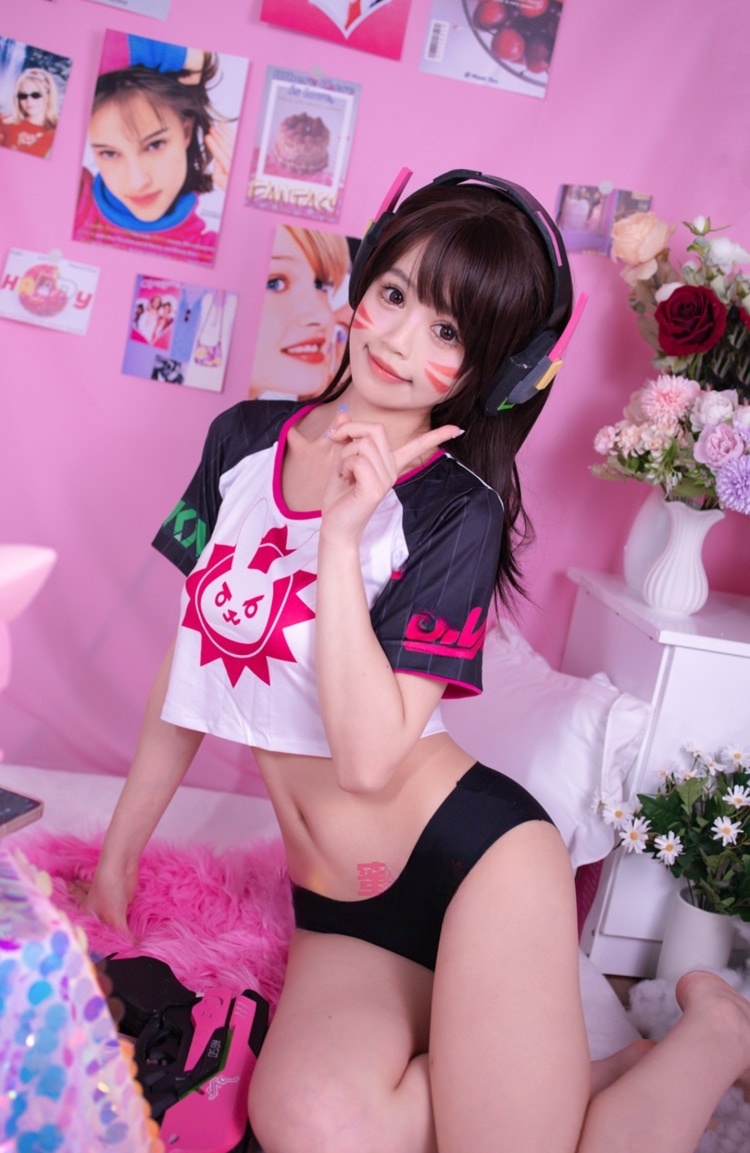 星黛鹿鹿(千反田鹿子) OW DVA图片作品分享