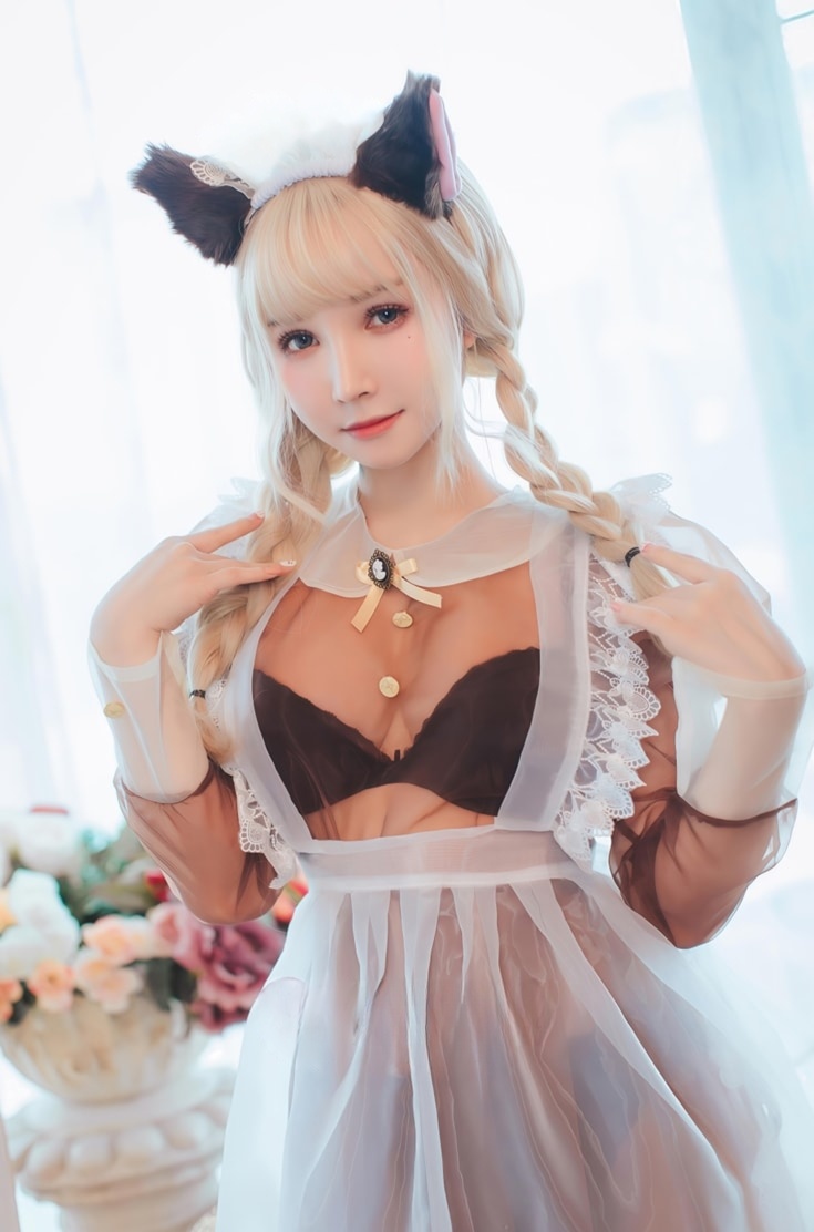 羽生三未 – &一千只猫薄荷 透明女仆适合收藏