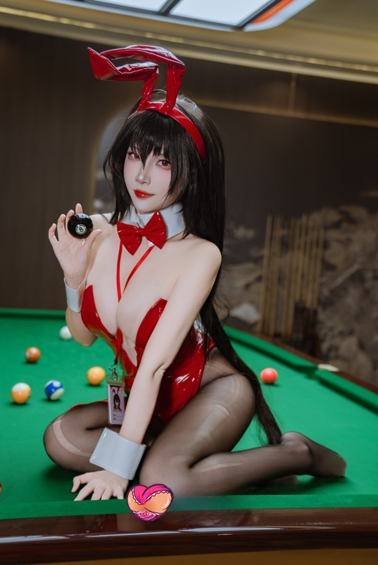 二佐Nisa – 碧蓝航线-大凤·桌球兔女郎新版作品