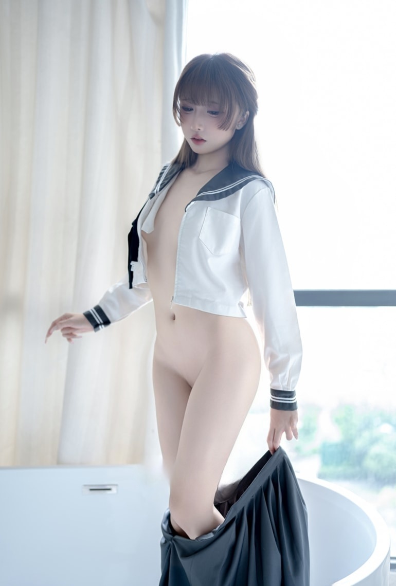 纸悦Etsu_ko 浴缸JK图片欣赏