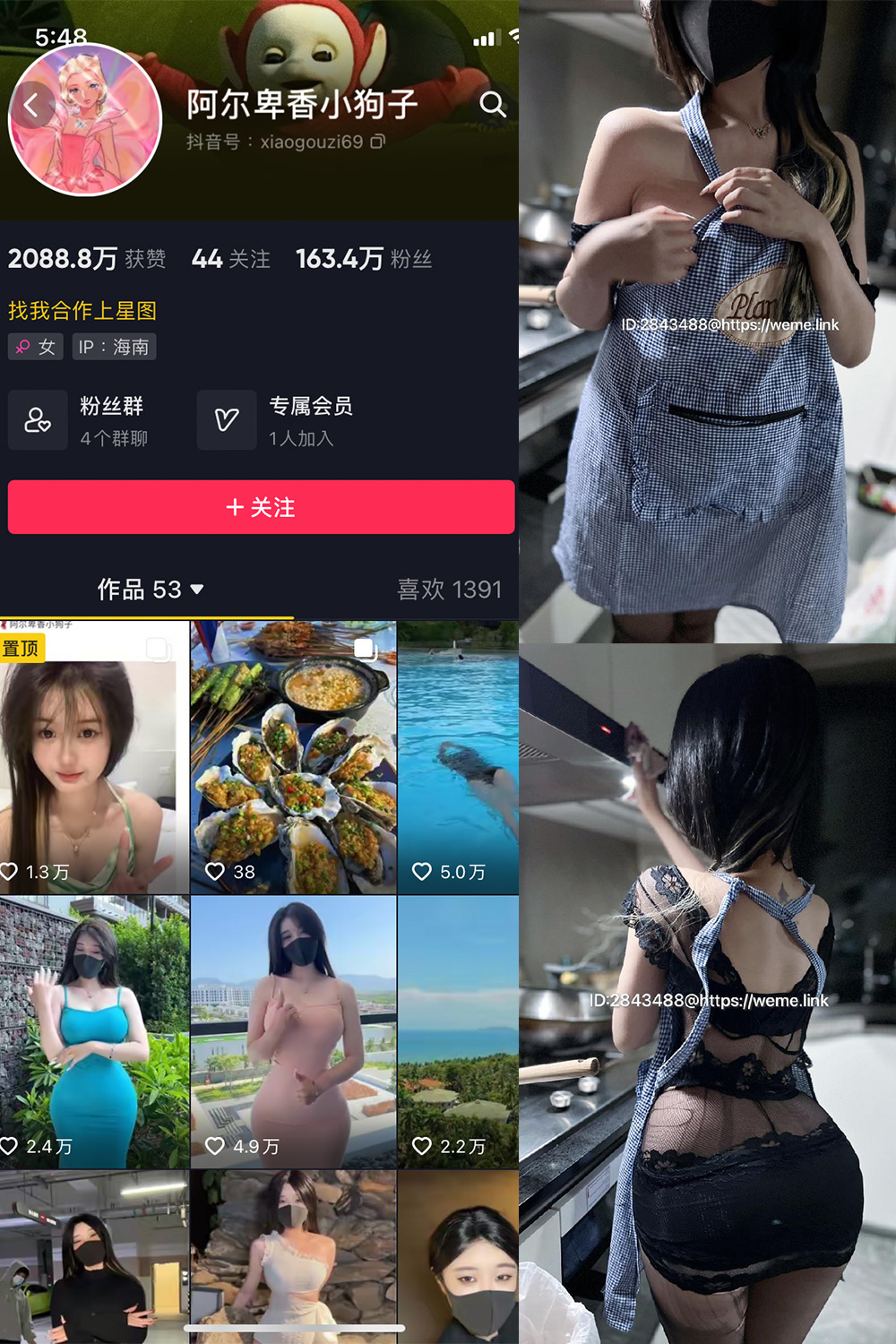 抖音 阿尔卑香小狗子 微密圈 NO.009期 【37P】最新至:2023.6.16 抖音微密 第1张-玩偶兔 抖音 阿尔卑香小狗子 微密圈 NO.009期 【37P】最新至:2023.6.16 抖音微密 第1张