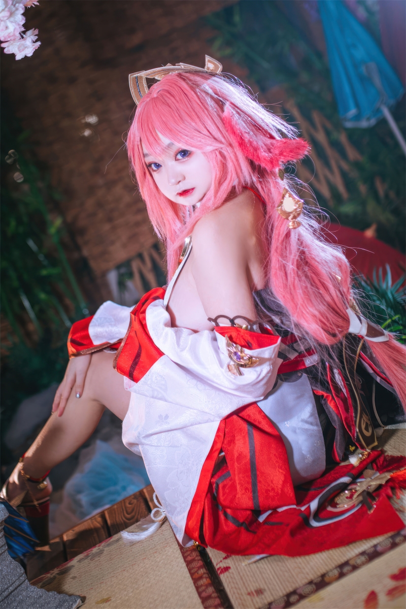 颜值博主 恩田直幸 原神 八重神子- 颜值博主 恩田直幸 原神 八重神子-